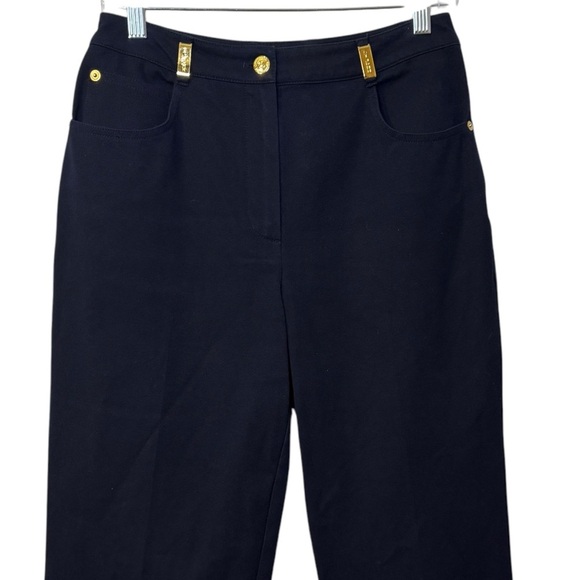St John Sport Navy Pants women’s size 4 career office business casual vintage - Picture 2 of 13